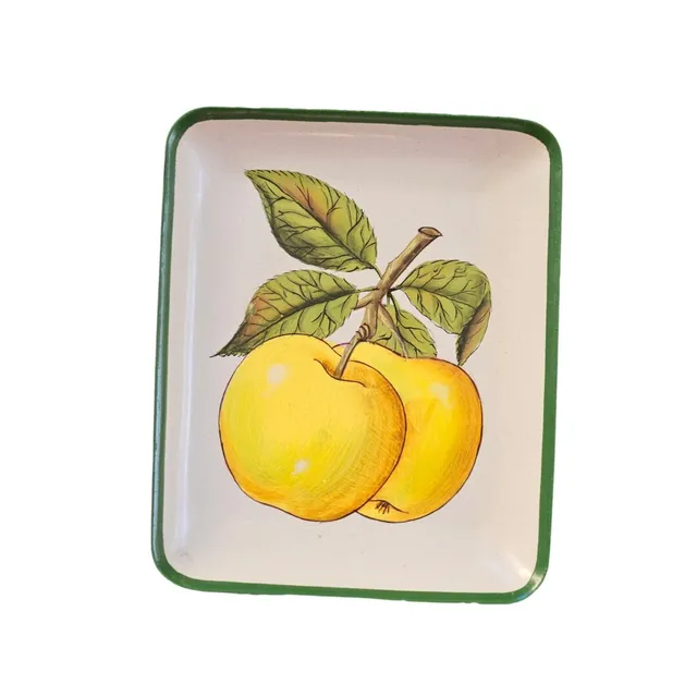 les-ottomans-vide-poche-mela-apfel-eisen-handbemalt image 1