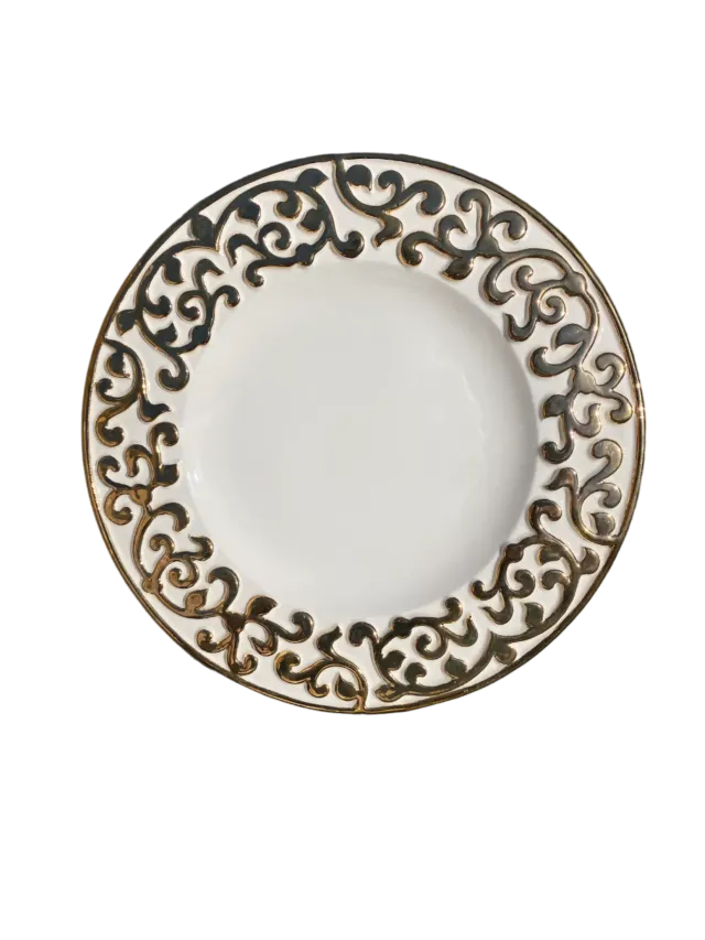 les-ottomans-bag02-essteller-keramik-barock-gold-handbemalt image 1