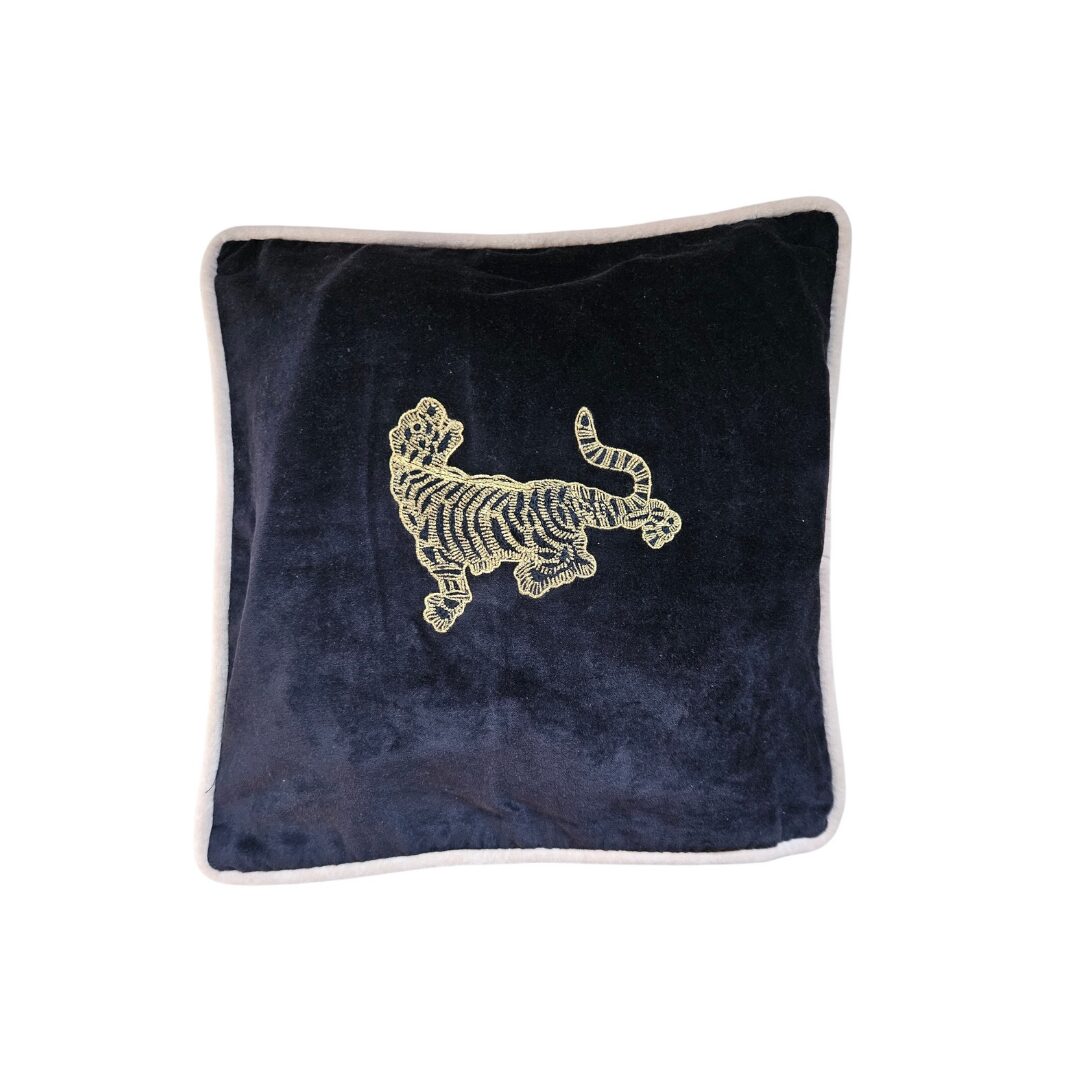 les-ottomans-sale-ebc106-kissenbezug-aus-besticktem-baumwollsamt image 1