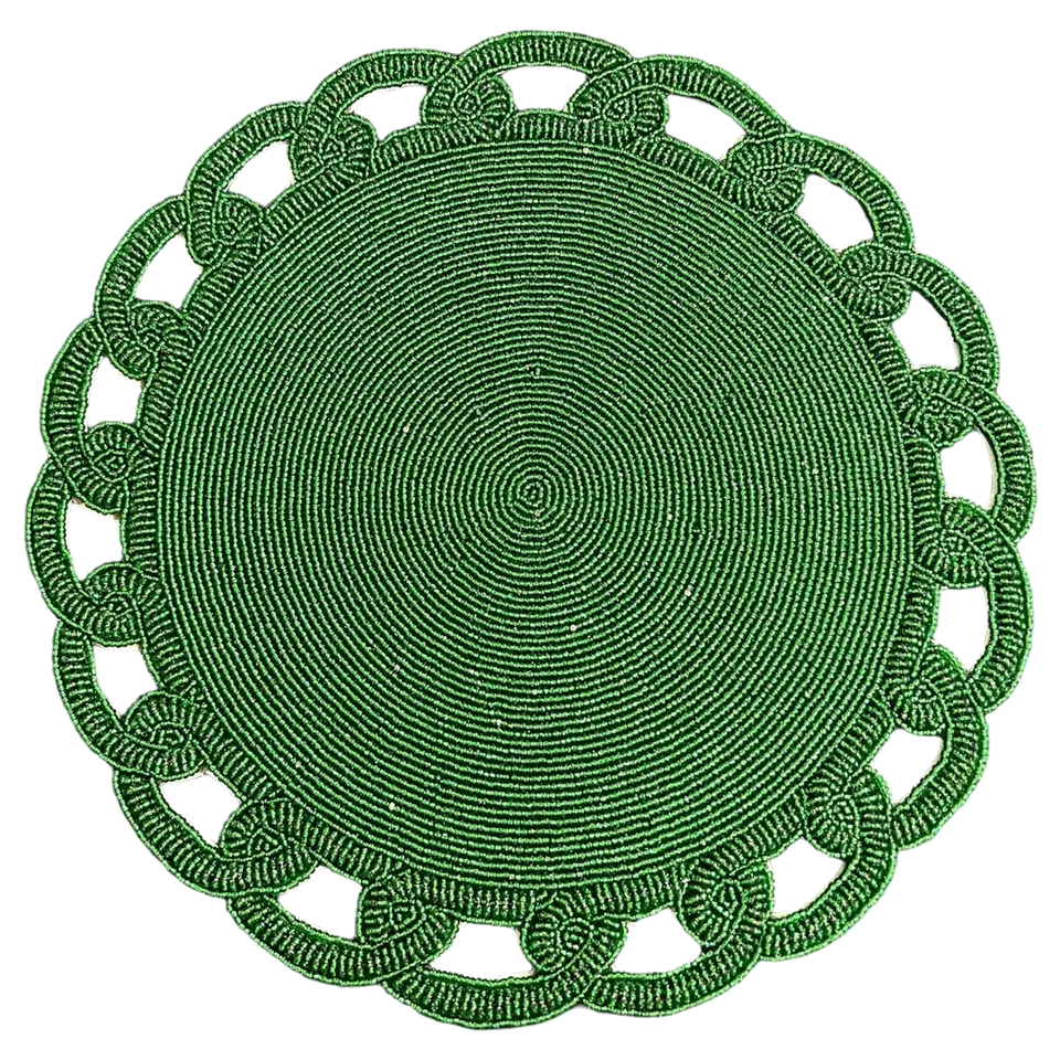 les-ottomans-platzset-mit-perlen-gr-n-tbj15 image 1