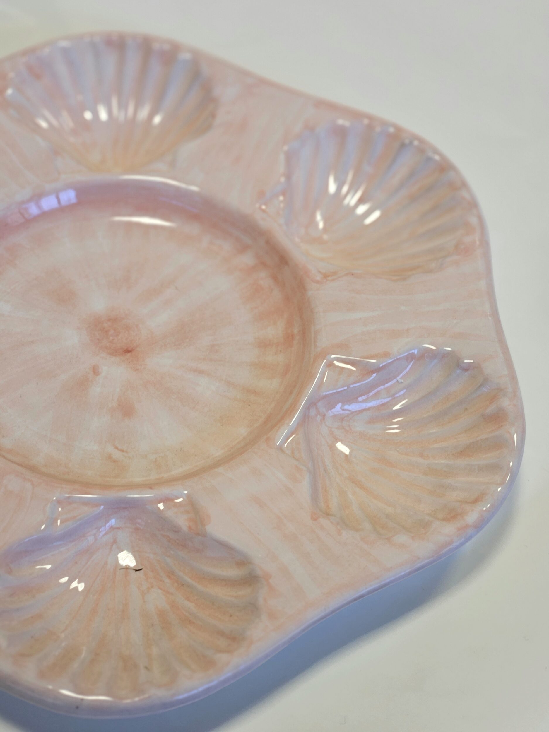 les-ottomans-muschel-teller-rosa-handbemalt image 2