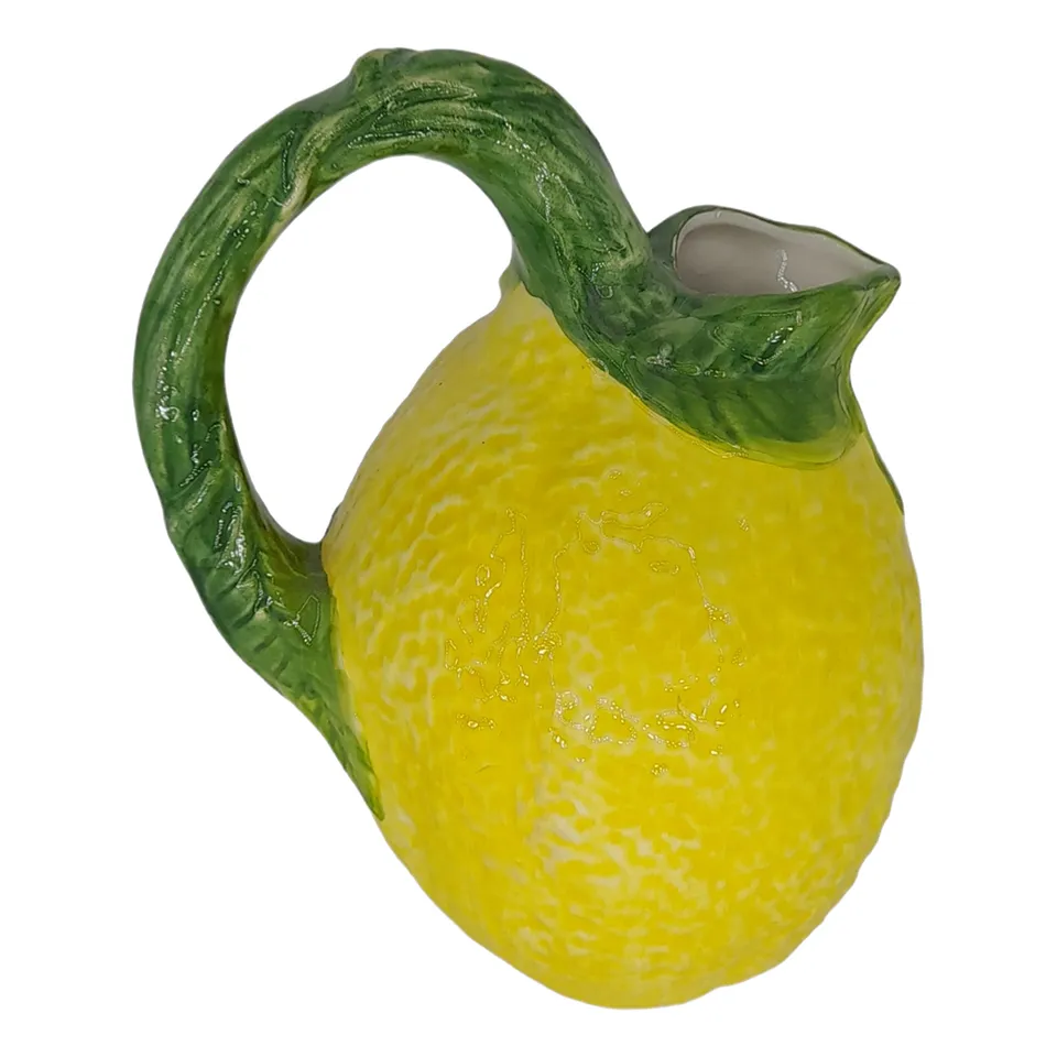 les-ottomans-limone-frh01-keramik-krug-handbemalte-zitronen-brocca image 1
