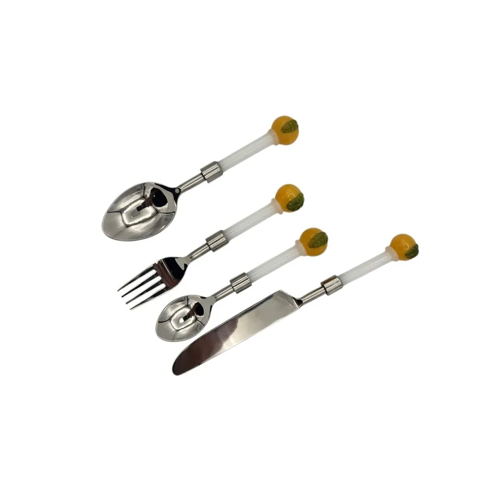 les-ottomans-set-posate-besteckset-mit-limone-griff-aus-glas image 1