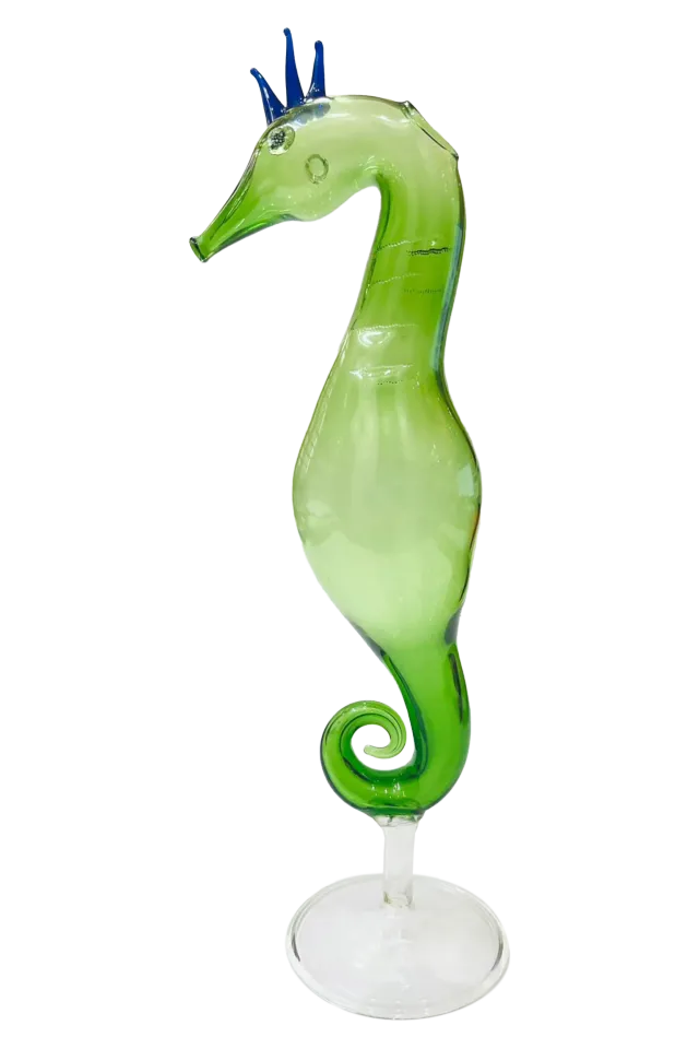 les-ottomans-cocktailglas-seepferdchen-gr-n-glas image 1