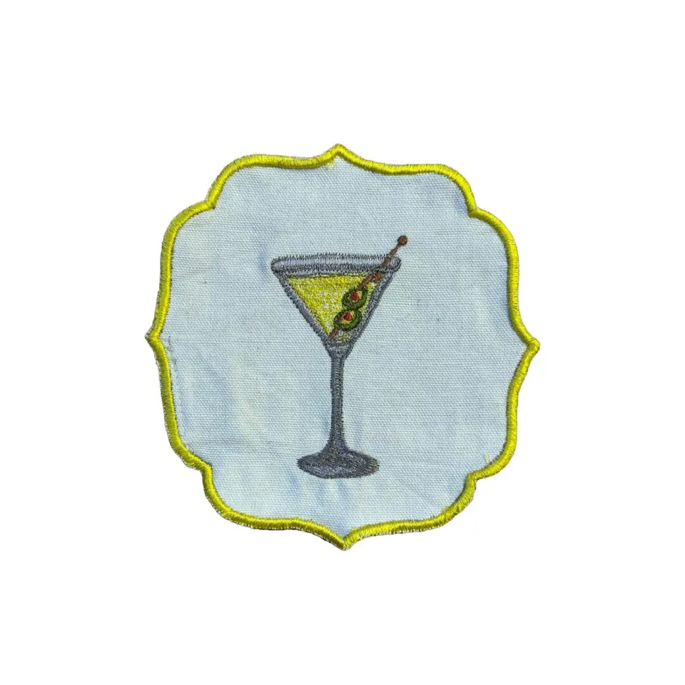 les-ottomans-hcn13-cocktailservietten-handbestickt-set-2-baumwolle image 1