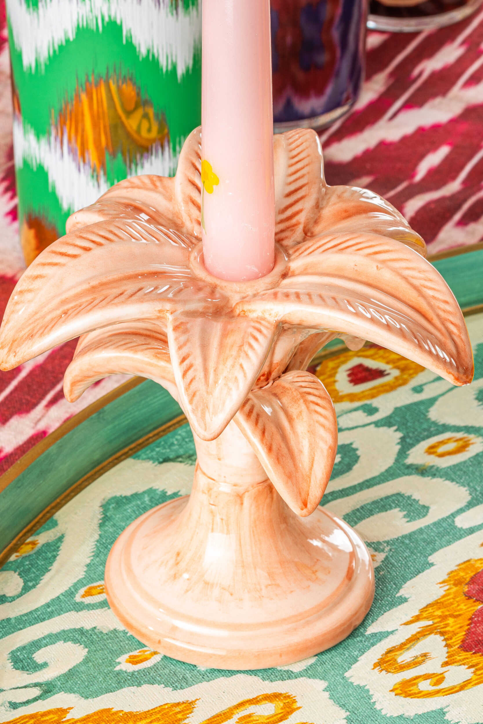 les-ottomans-palma-rosa-marp06-kerzenhalter-keramik-klein-handbemalt image 3