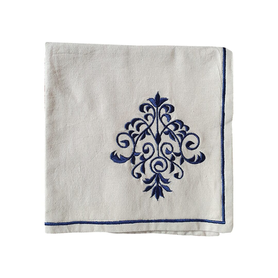 les-ottomans-stoffservietten-2er-set-baumwolle-bestickt image 1