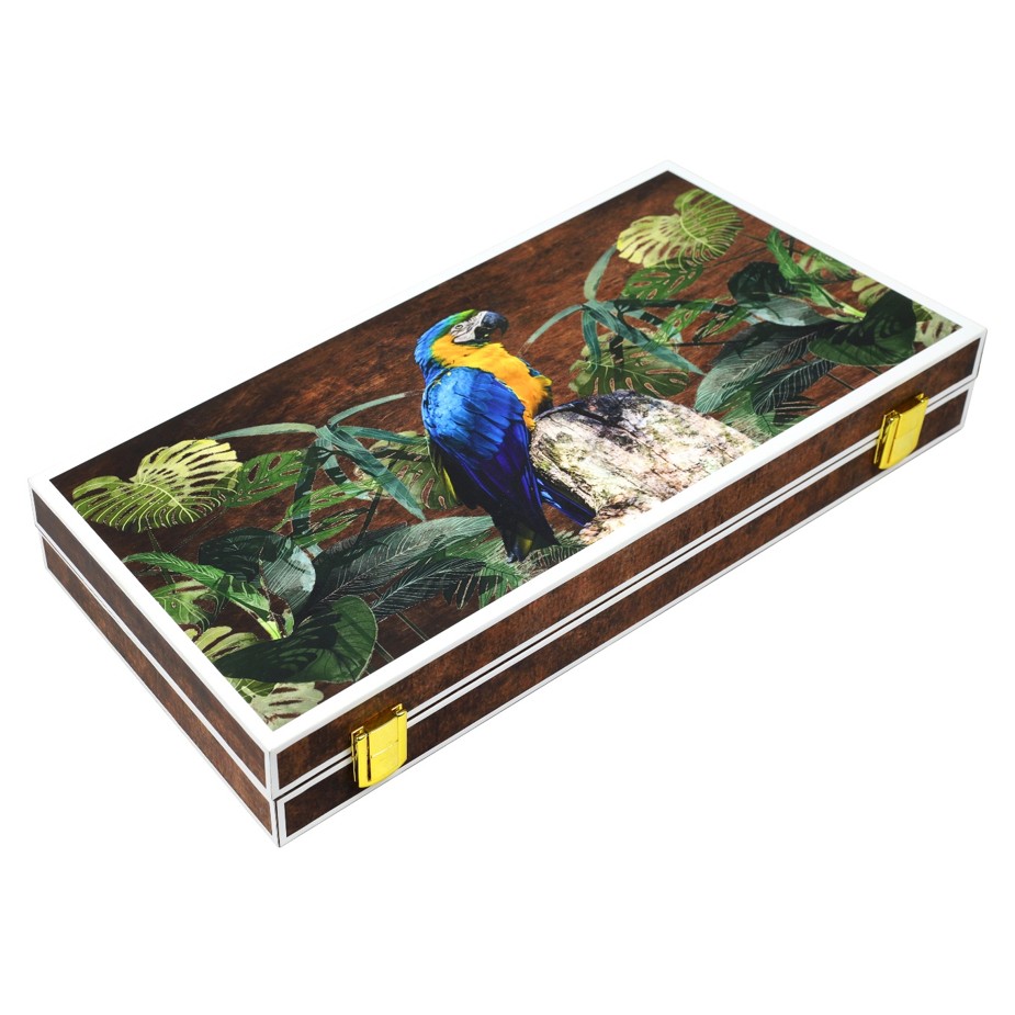 les-ottomans-backgammon-jungle-kompaktes-reisespiel-set image 2