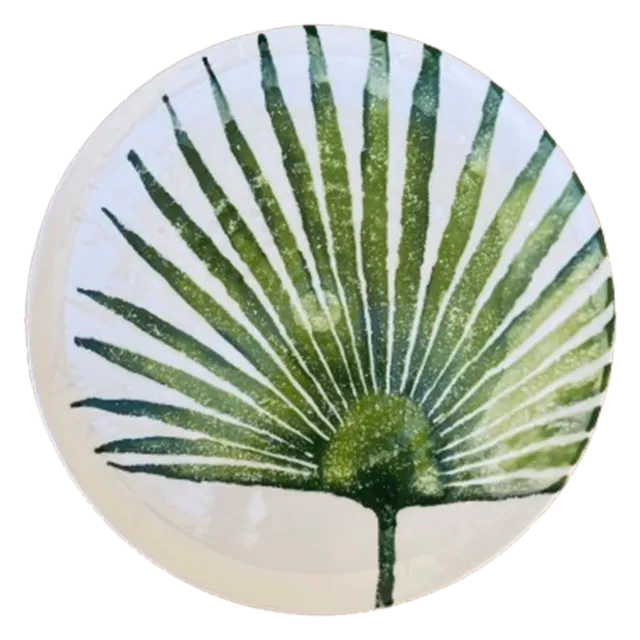 les-ottomans-le06-keramikteller-mit-blatt-dekor image 1