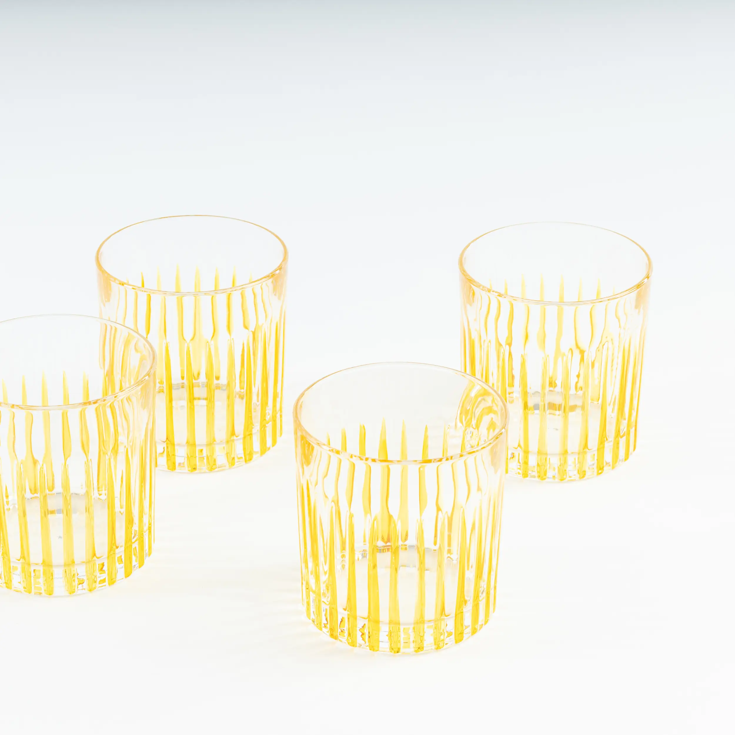 les-ottomans-tumbler-set-4tlg-aus-kristall-handbemalt-gelb-murano image 4