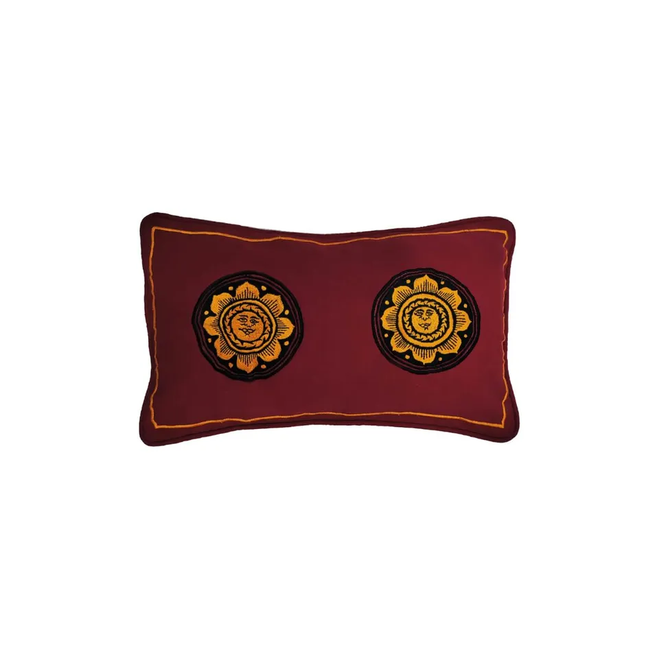 les-ottomans-mediterraneo-kissenbezug-aus-baumwolle-handbestickt image 1