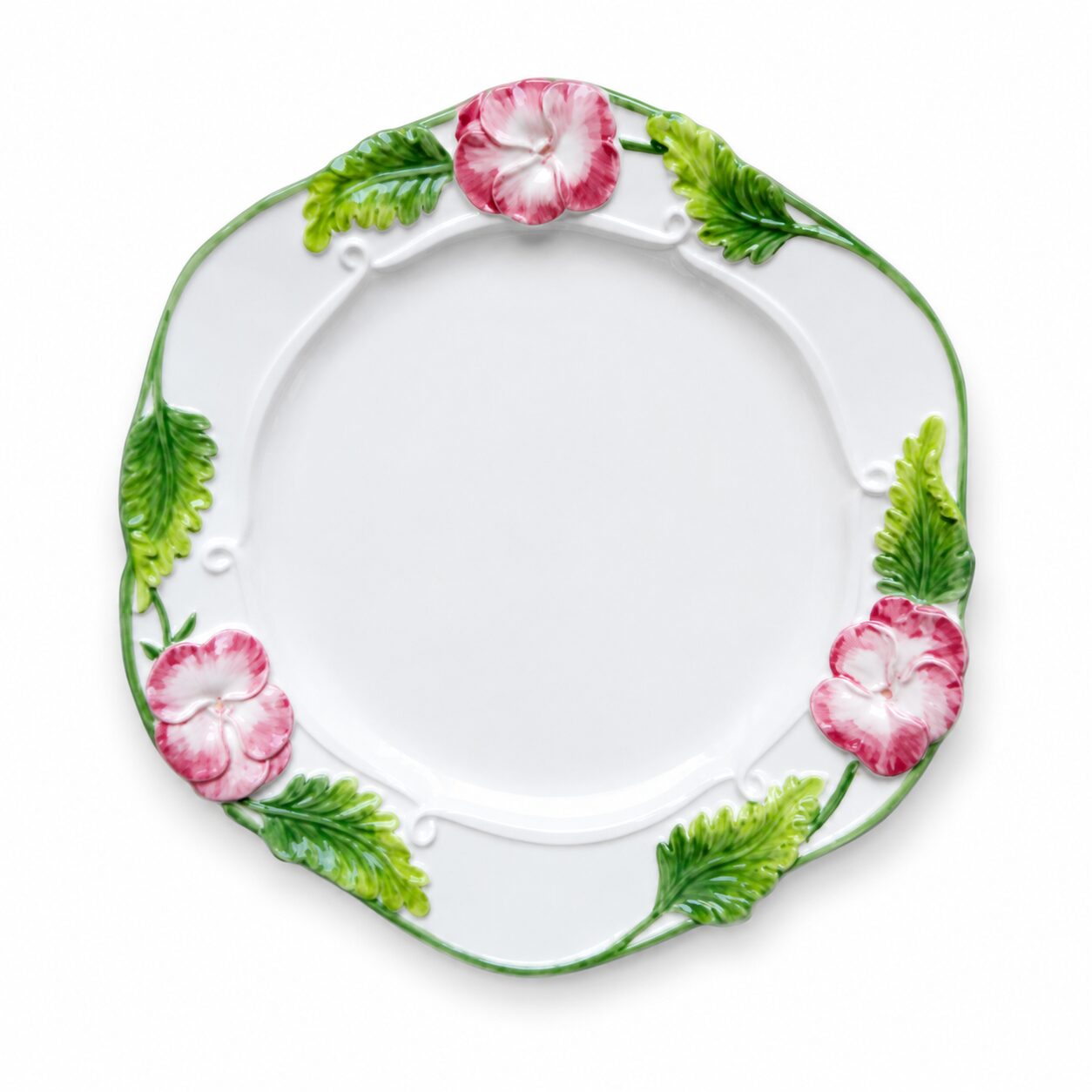 les-ottomans-greenery-grp03-platzteller-keramik-handbemalt image 1