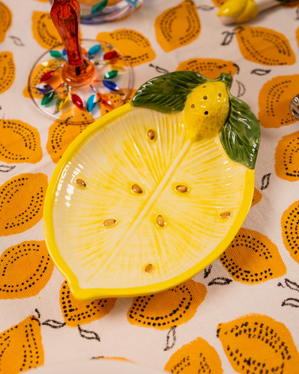 les-ottomans-lemon-lmn18-brotteller-keramik-handbemalt-set-2 image 2