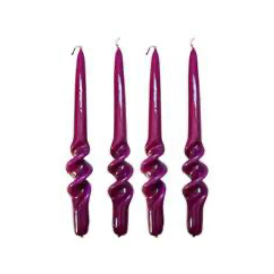 les-ottomans-twist-stabkerzen-4er-set-borgogna-cae03 image 1