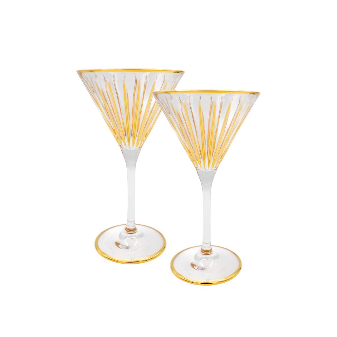 les-ottomans-martini-gl-ser-aus-kristall-handbemalt-2er-set-gold image 1