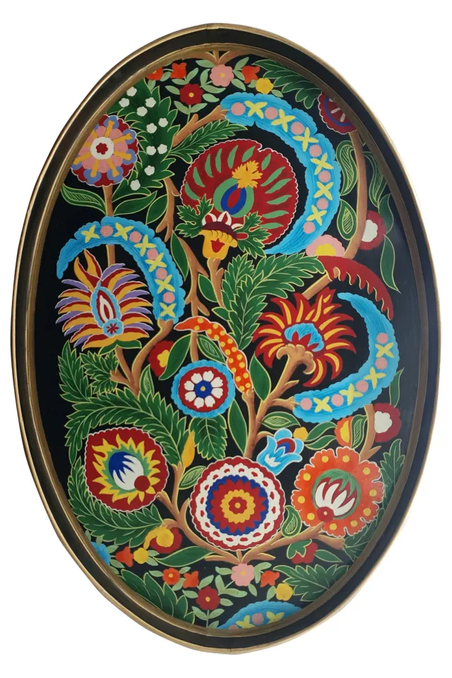 les-ottomans-ikat-it137-tablett-aus-eisen-handbemalt image 1