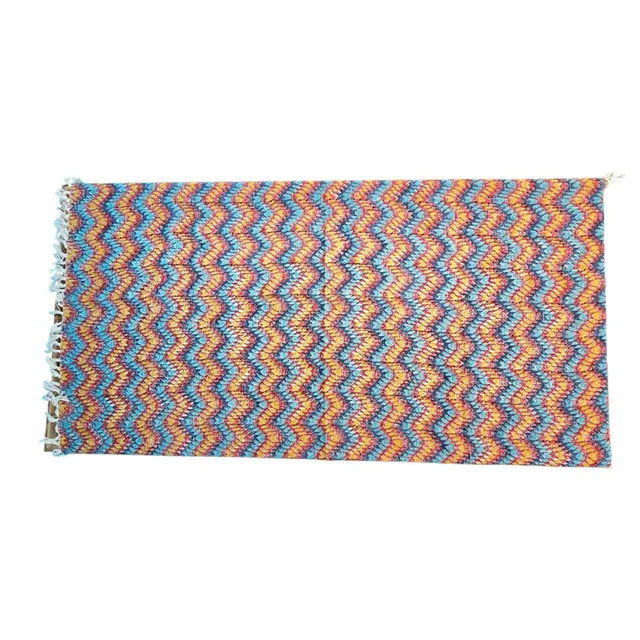 les-ottomans-plaid-stampato-baumwolldecke-mit-quasten image 1
