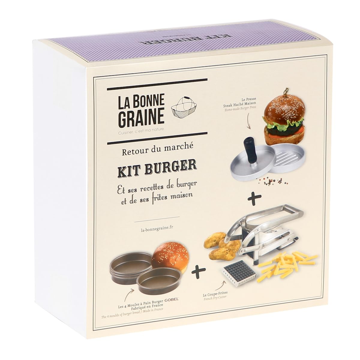 louis-tellier-la-bonne-graine-burger-set-6-teilig-29x14x29-cm image 1