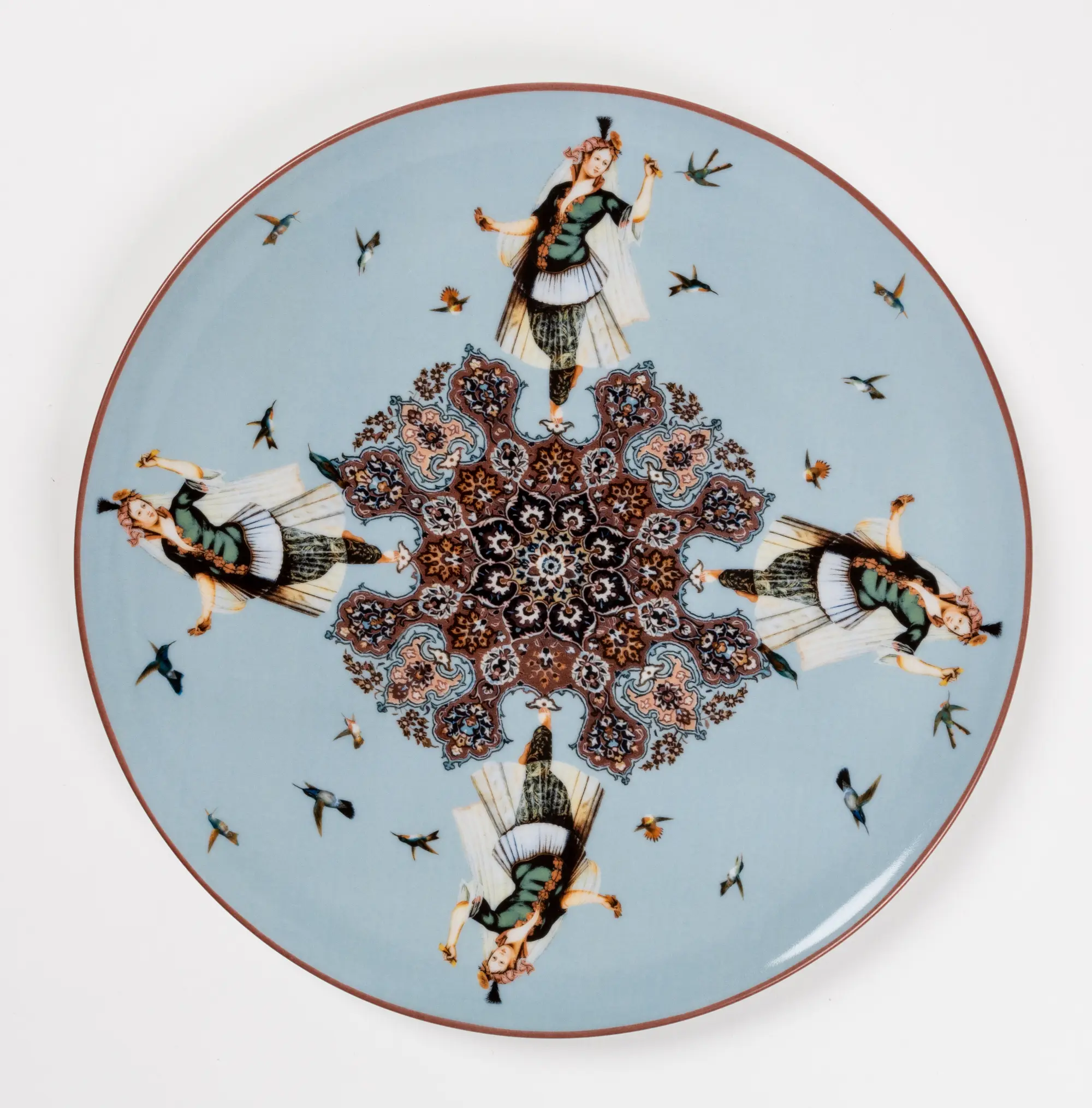 les-ottomans-costantinopoli-dessertteller-aus-porzellan image 1