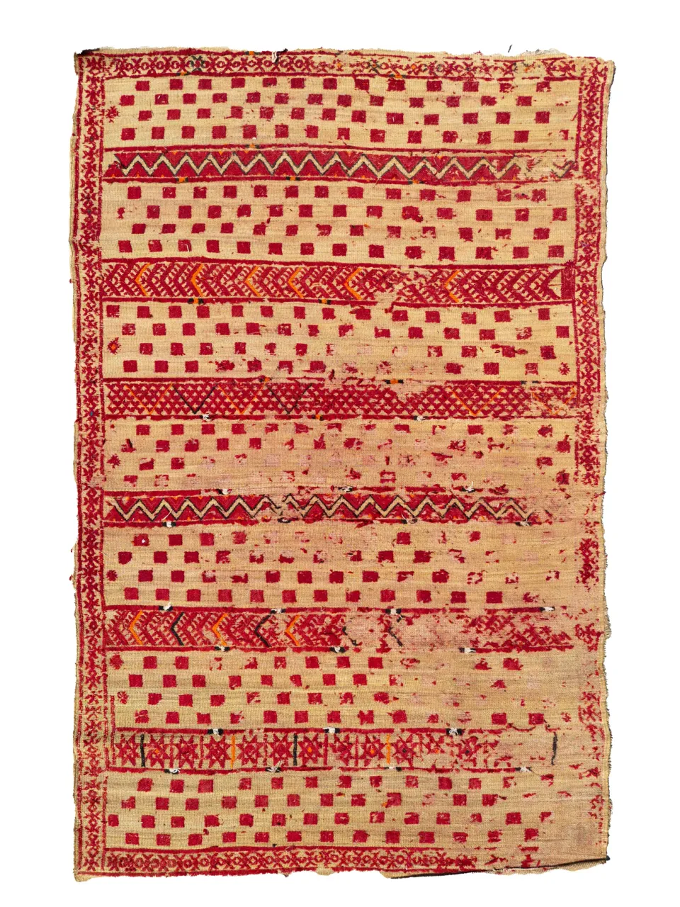 les-ottomans-mauretanische-matte-vintage-handstick-stroh image 1