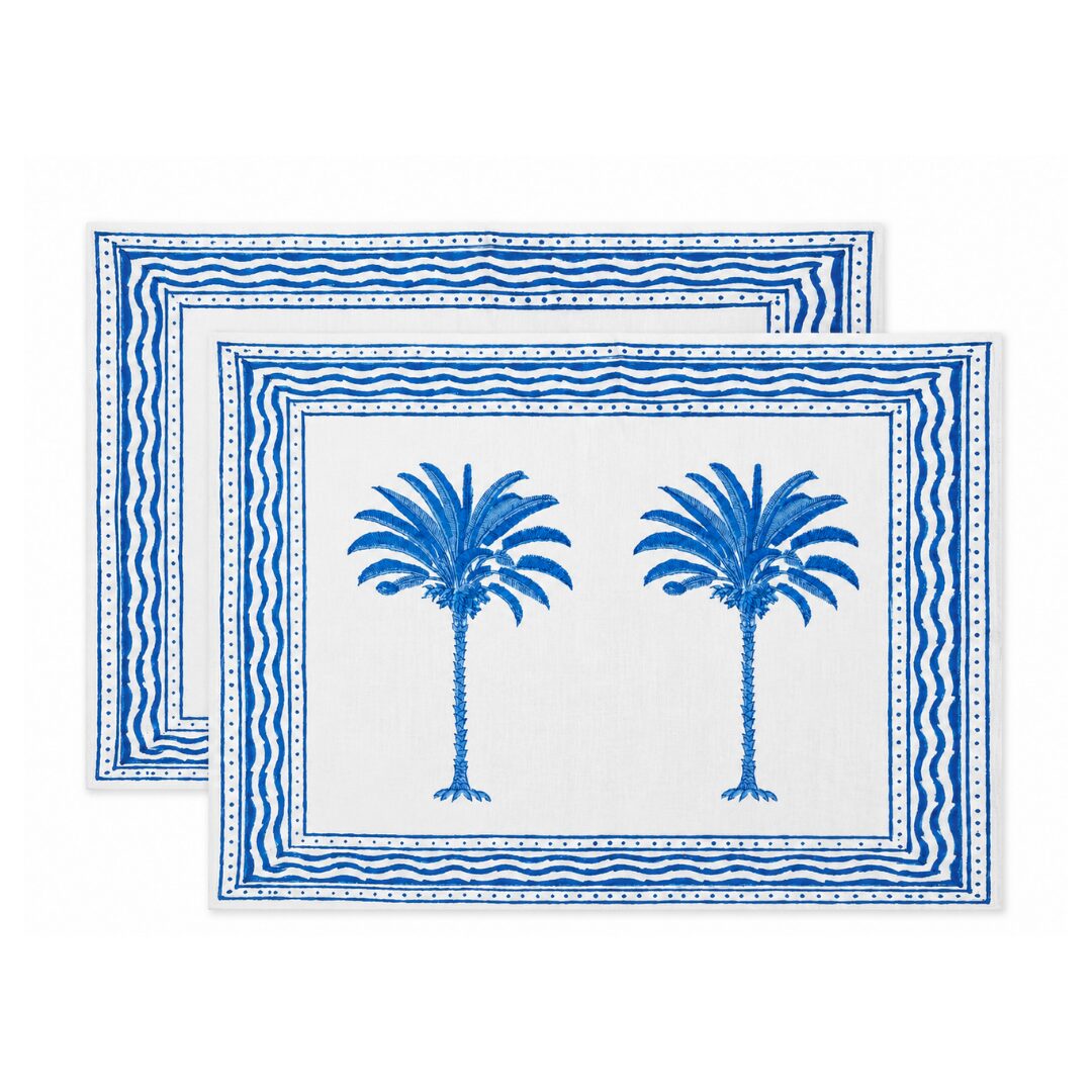les-ottomans-palm-platzsets-aus-baumwolle-im-2er-set-ikpm61 image 1