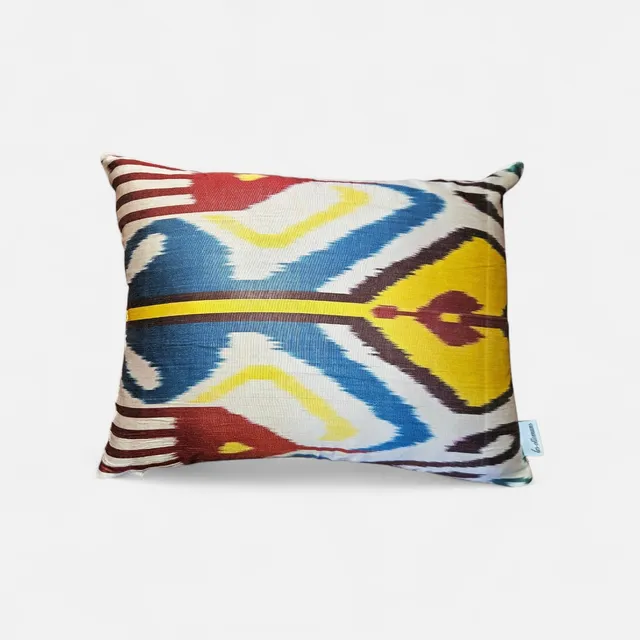 les-ottomans-kissenbezug-seide-ikat-dekokissen-2 image 1