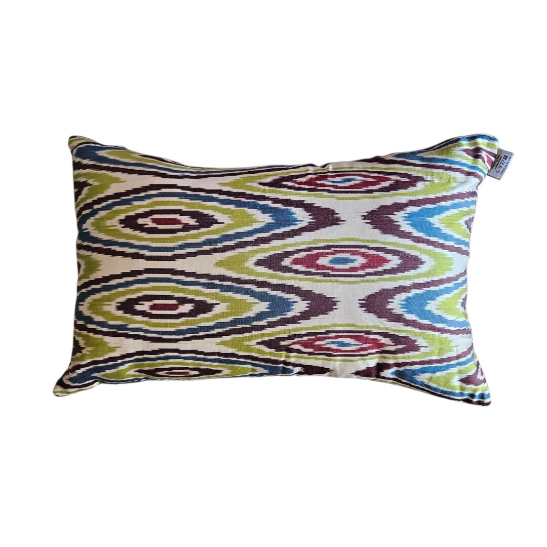 les-ottomans-s601-kissenbezug-aus-seide-ikat image 1