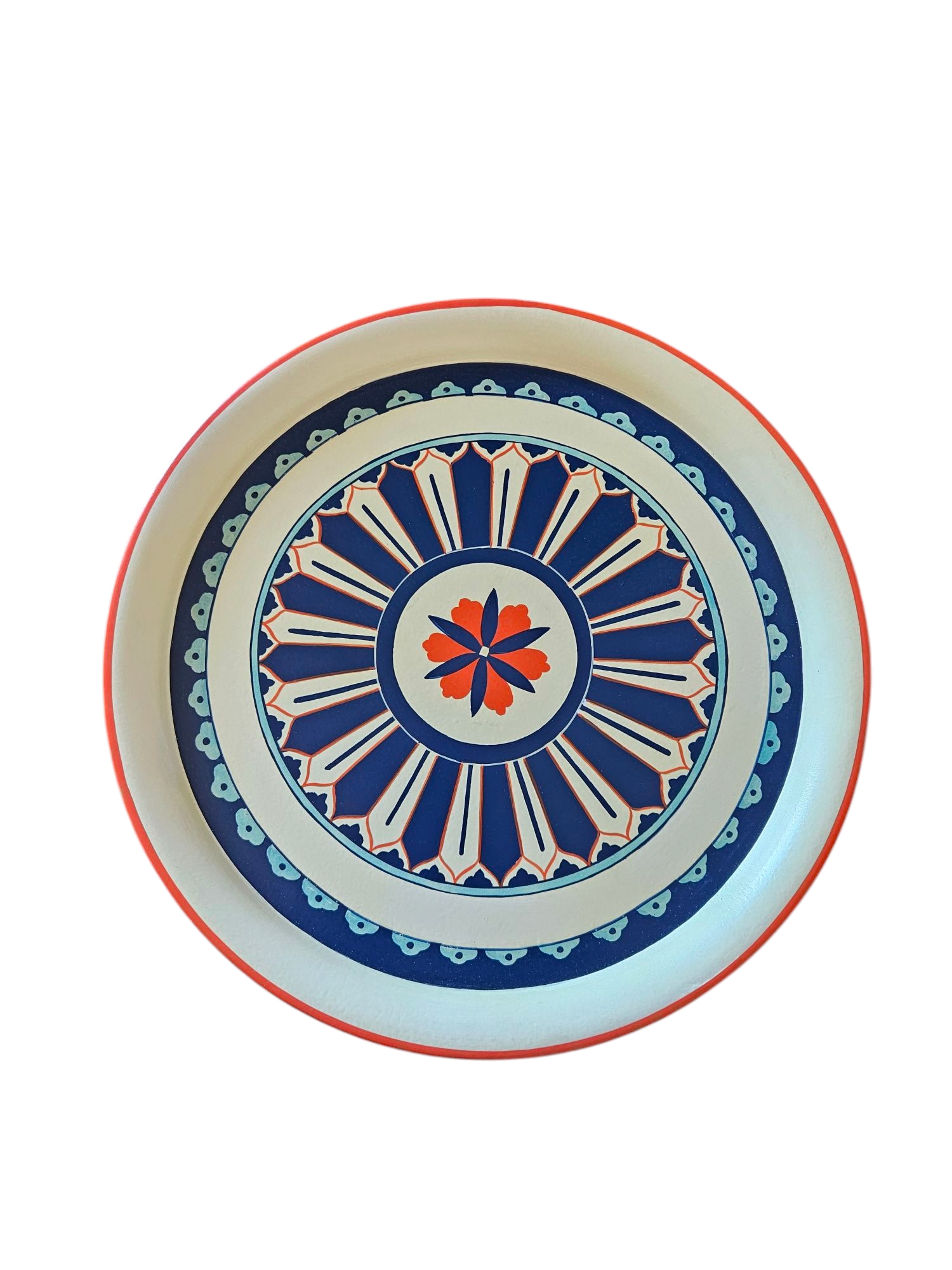 les-ottomans-it051-tablett-aus-eisen-floral-handbemalt image 1