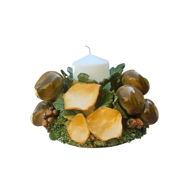 les-ottomans-autunno-much02-kerzenhalter-keramik-handbemalt image 1