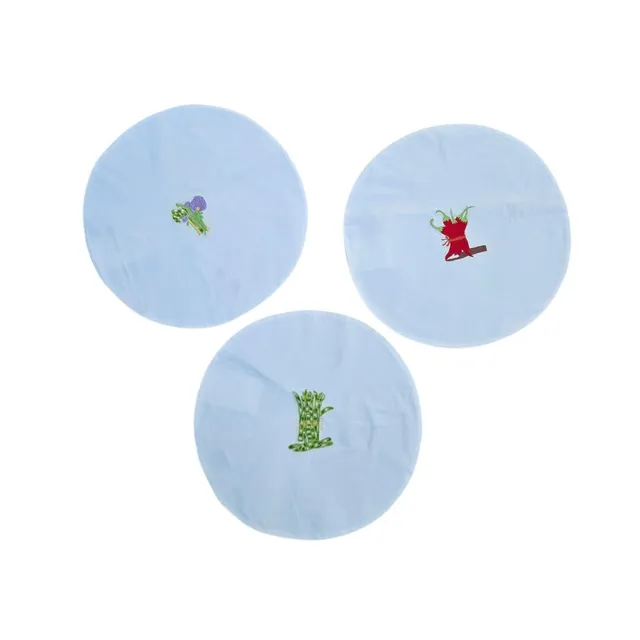 les-ottomans-giardino-tischsets-rund-aus-baumwolle-bestickt-3er-set image 1