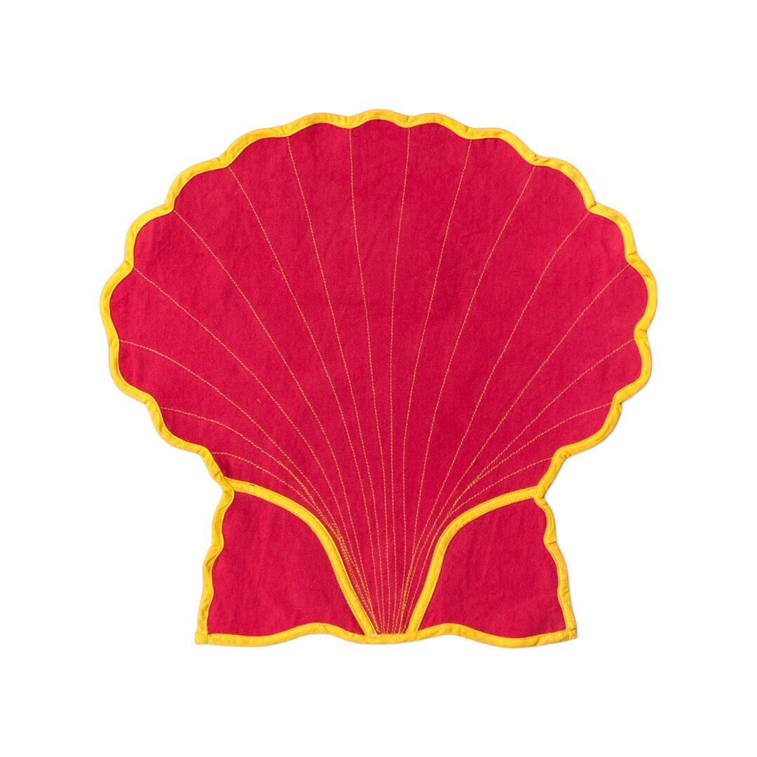 les-ottomans-iks17-platzset-aus-baumwolle-in-muschelform-shell-tischset image 1