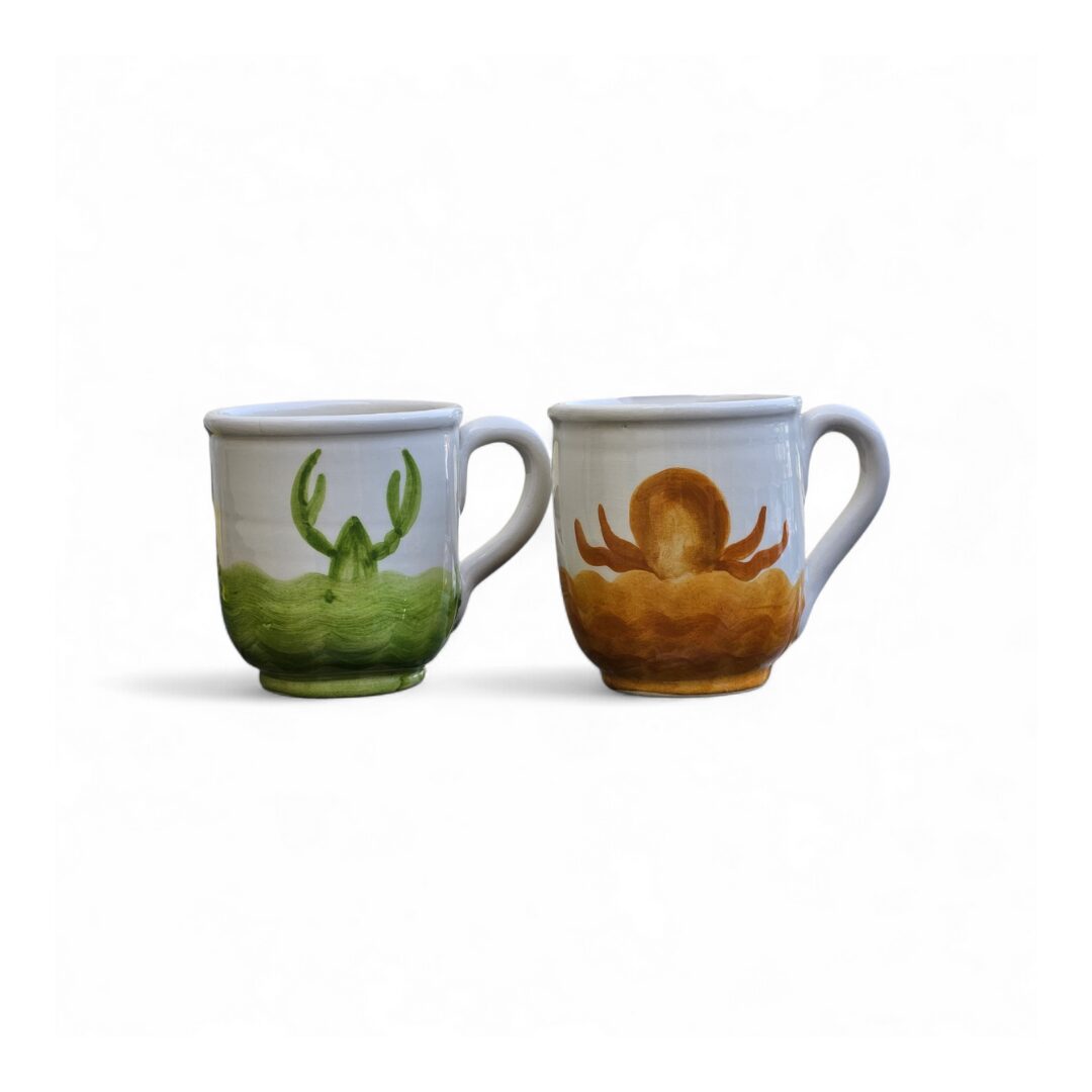 les-ottomans-set-aus-2-tassen-aus-keramik-maritim-handbemalt image 1