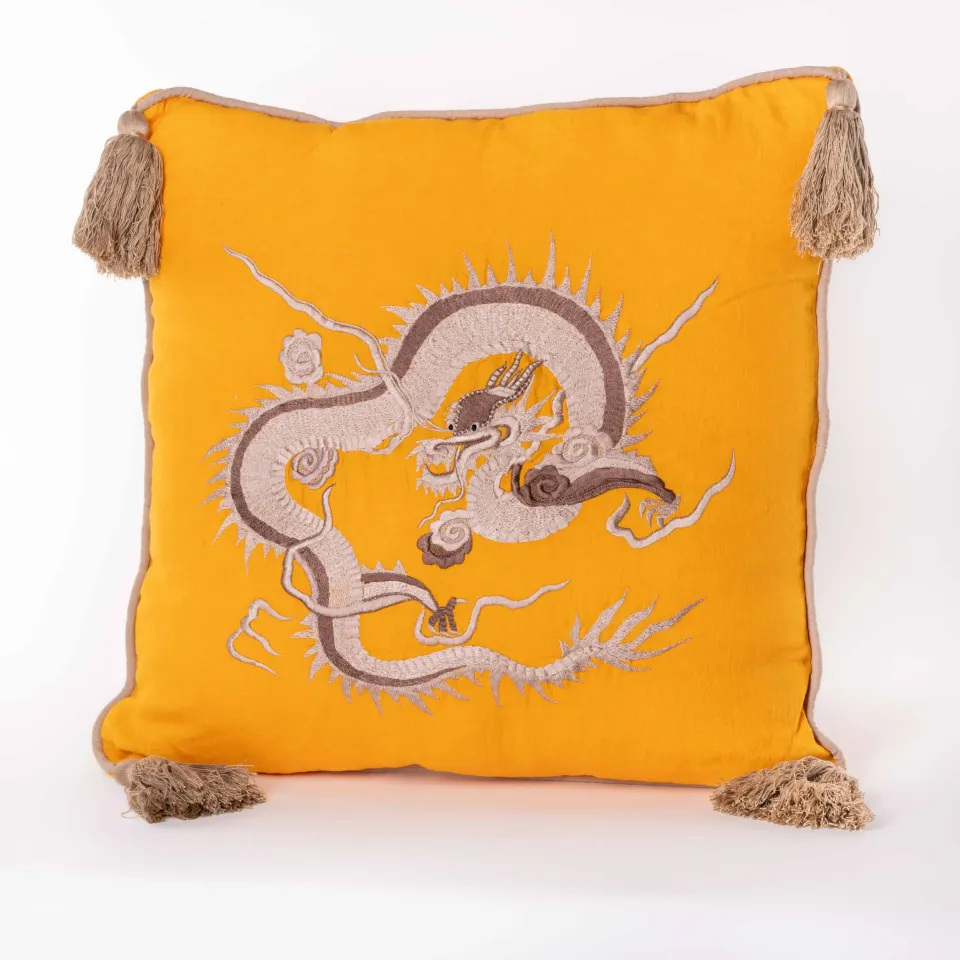 les-ottomans-ebc55-kissenbezug-handbestickt-baumwolle-leinen-optik image 1