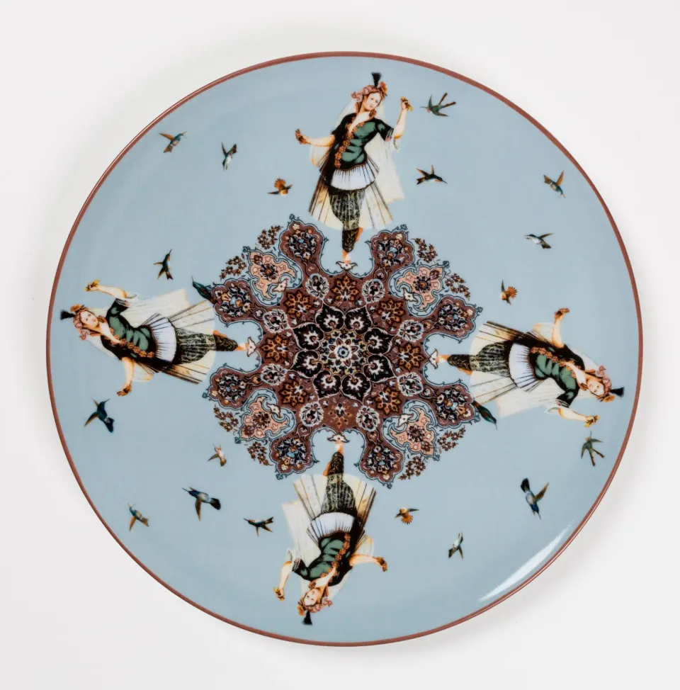 les-ottomans-costantinopoli-dessertteller-aus-porzellan image 1