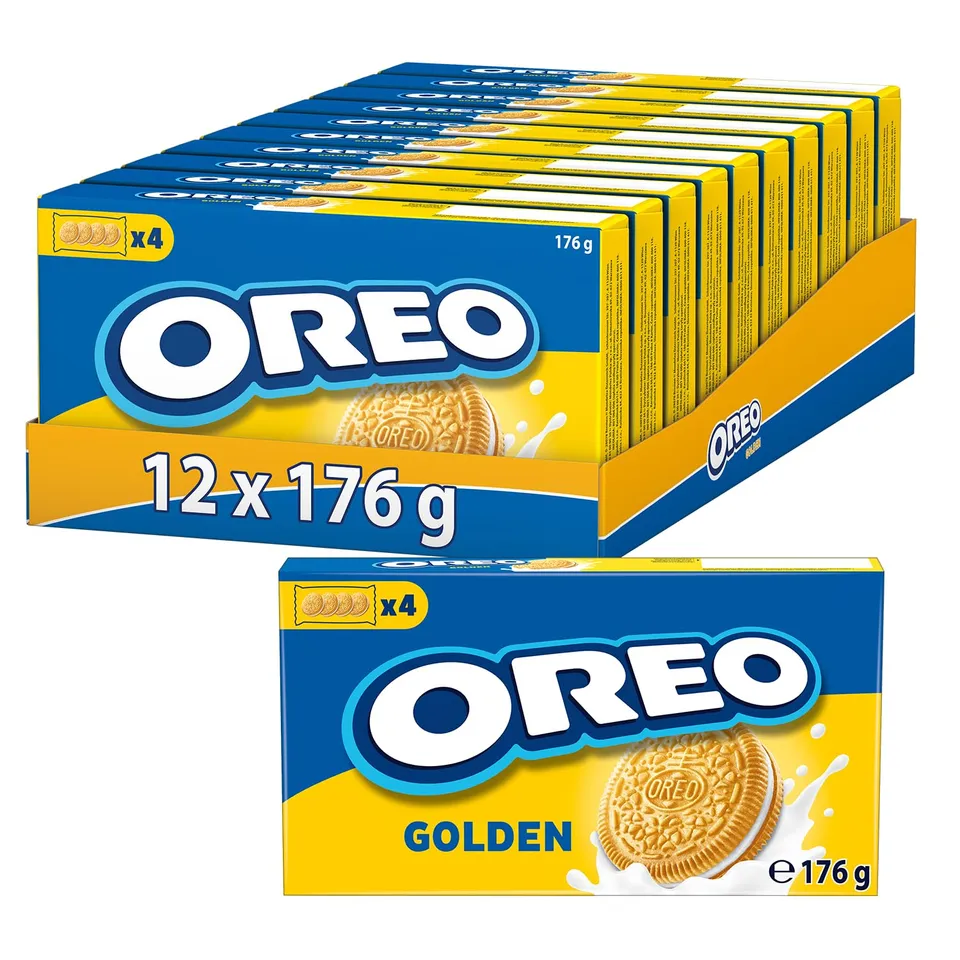 oreo-golden-vanille-cr-me-kekse-176-g-12er-pack image 1