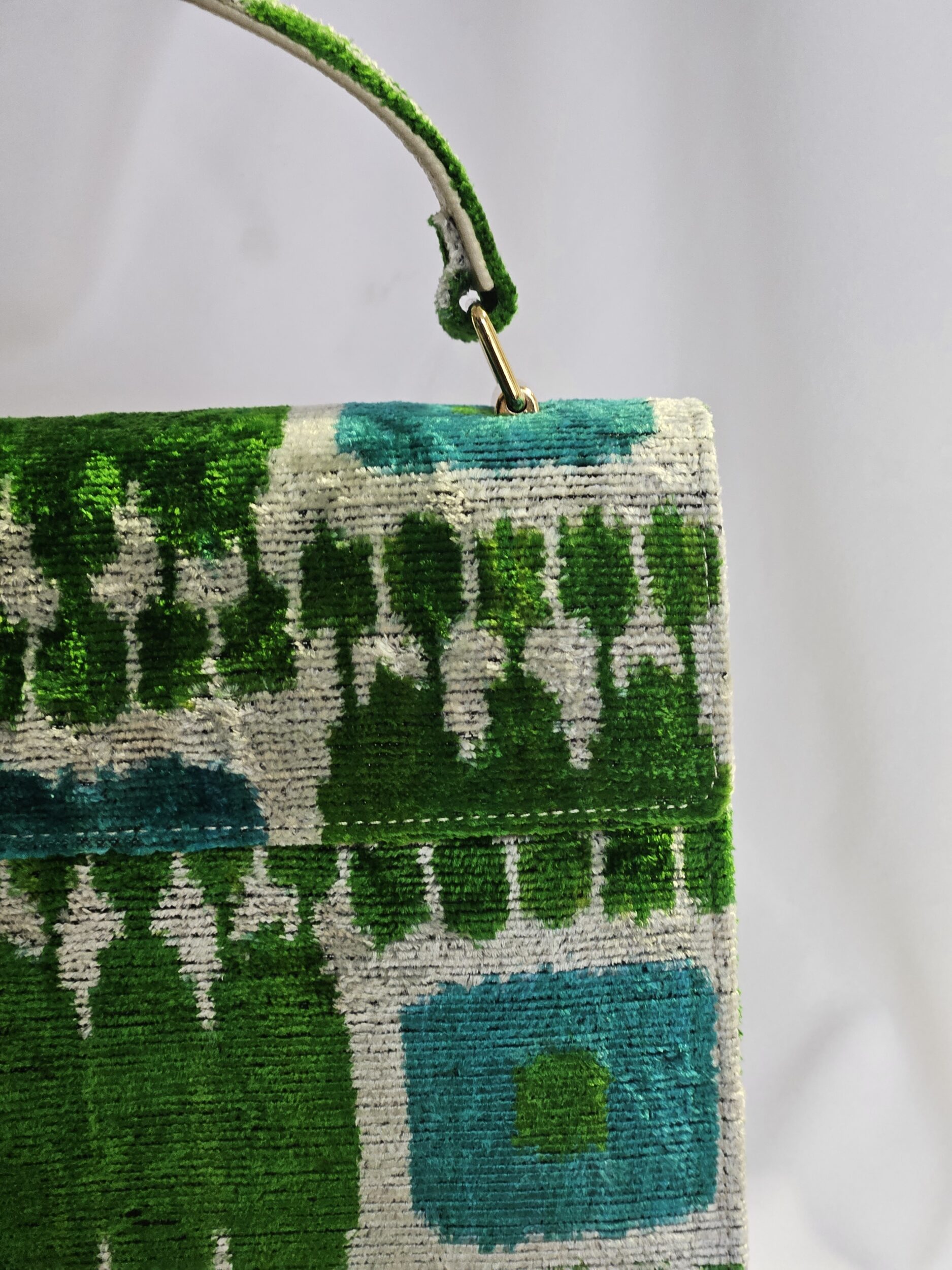 les-ottomans-tote-tasche-seidensamt-klein-nr-18-ikat image 2