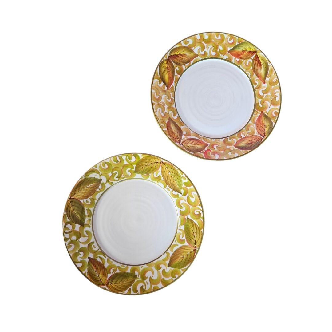 les-ottomans-essteller-aus-handbemalter-keramik-set-2-teilig image 1