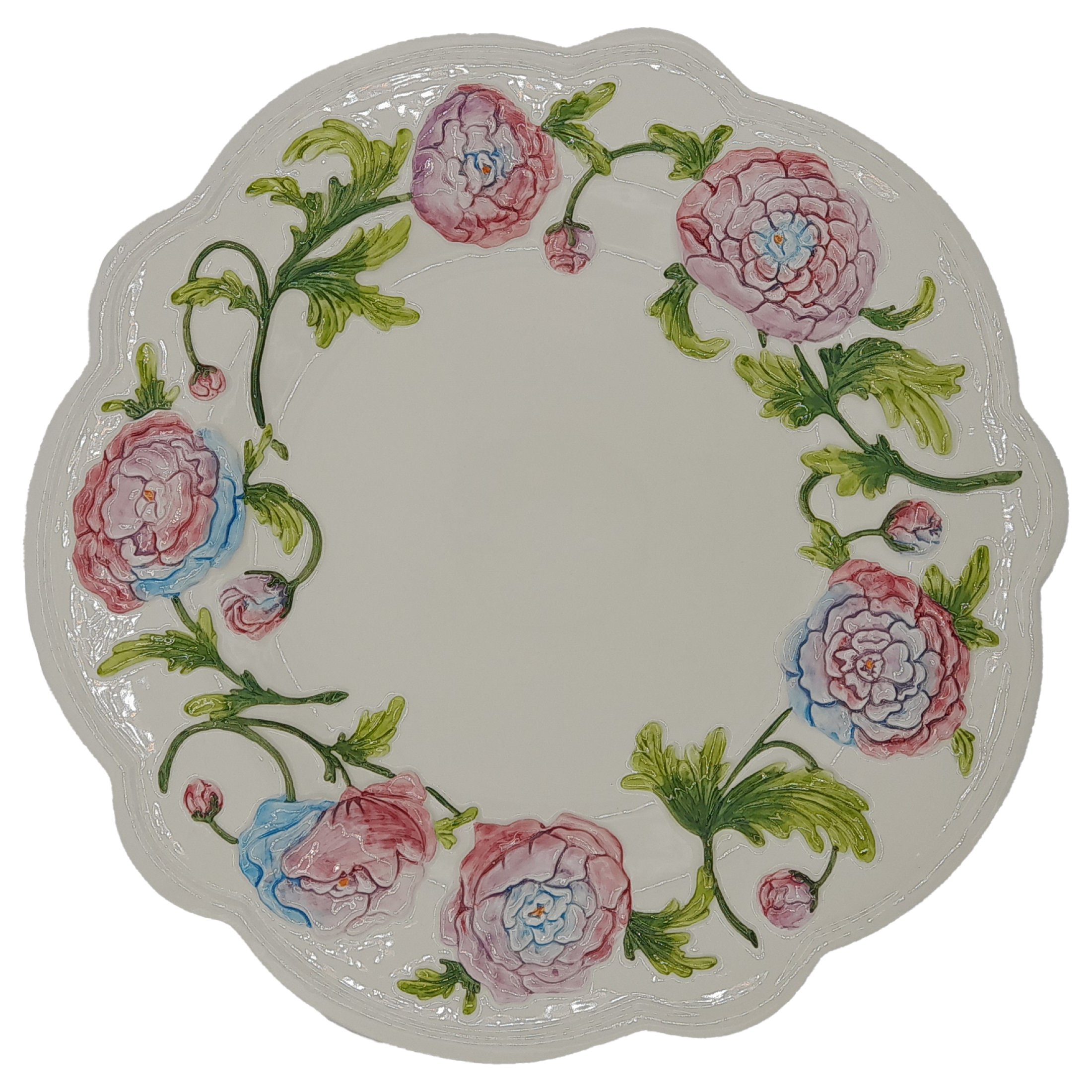 les-ottomans-ortensia-essteller-aus-handbemalter-keramik-hortensie image 1