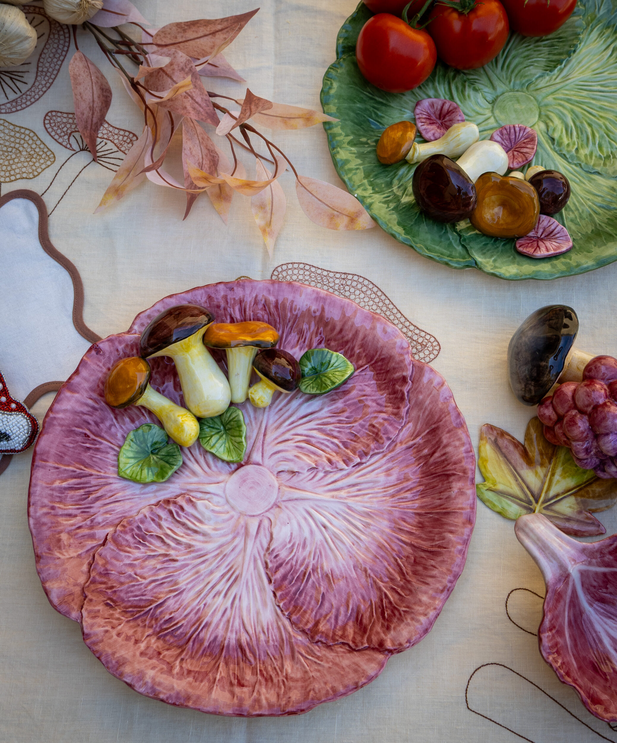 les-ottomans-radicchio-rd08-tablett-aus-keramik-handbemalt image 3