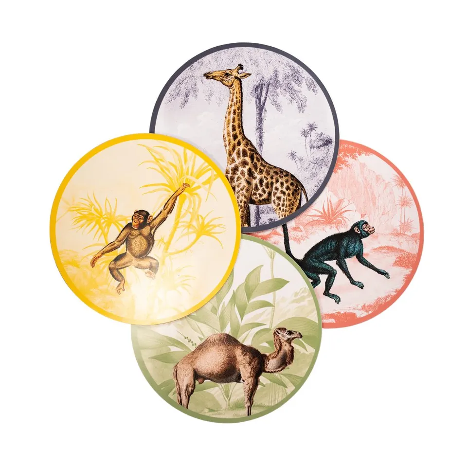 les-ottomans-la-menagerie-platzteller-set-4-teilig-holz image 1
