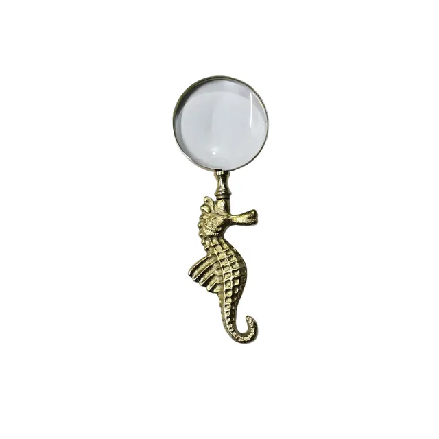 les-ottomans-lupe-seahorse-mgl02-aluminium-maritim image 1