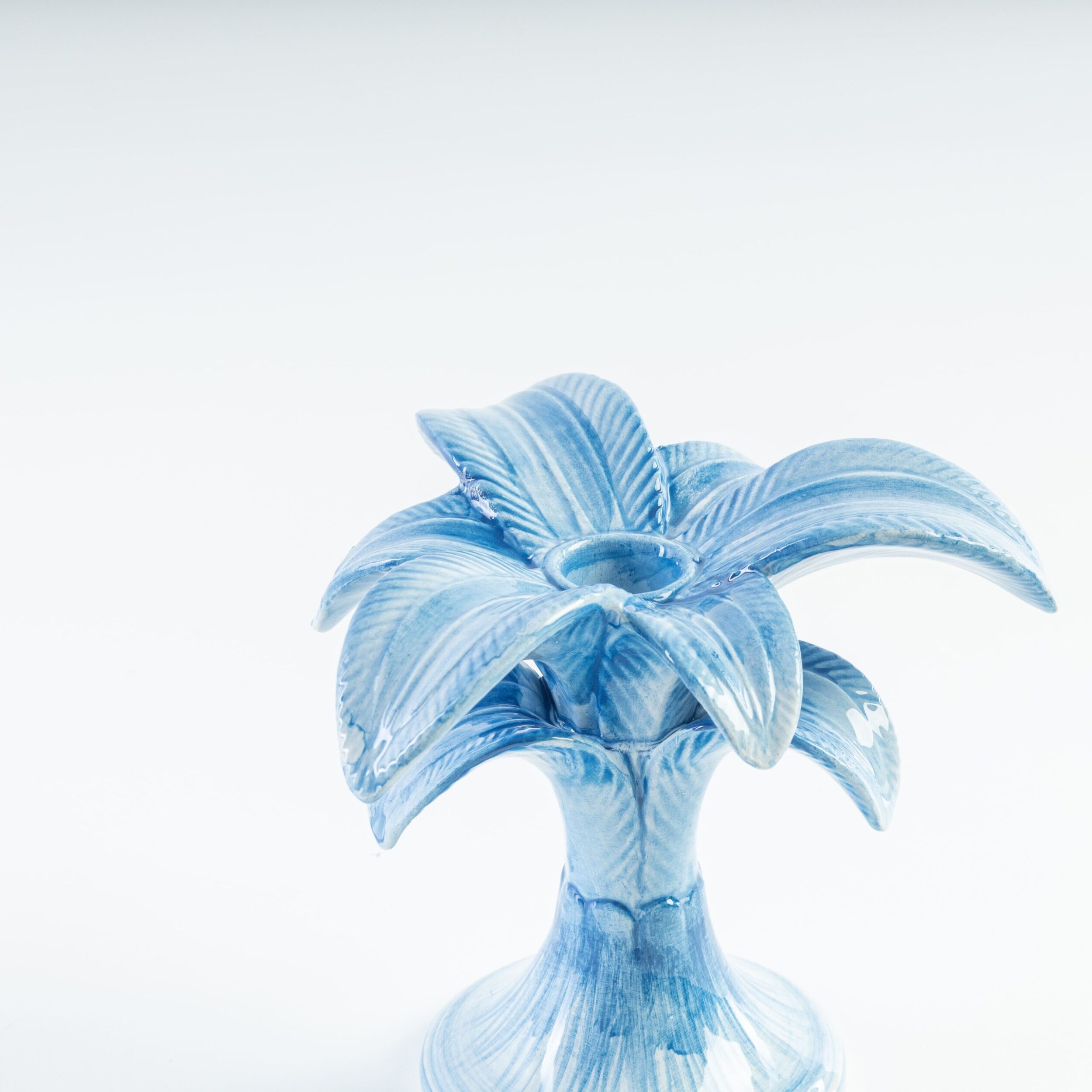 les-ottomans-kerzenhalter-marb06-keramik-blaue-palme-klein image 3