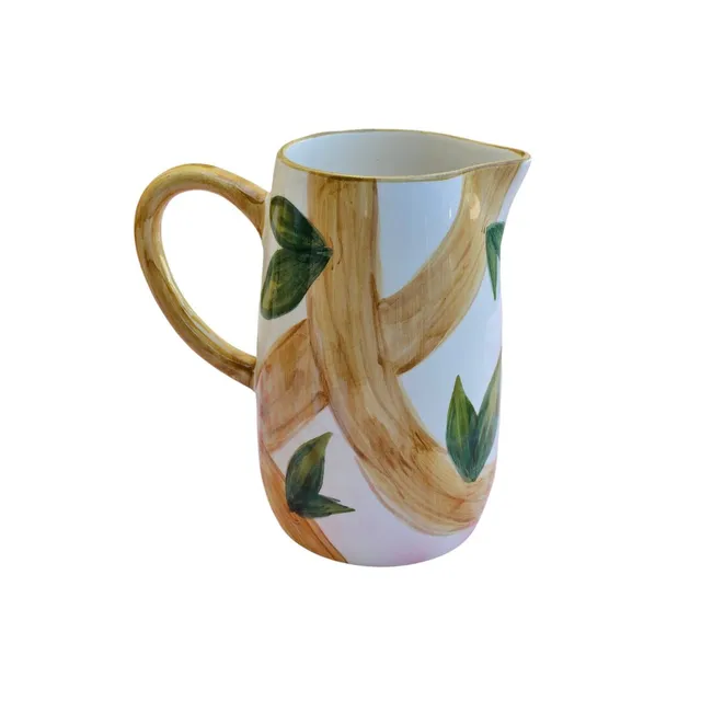 les-ottomans-krug-vase-aus-keramik-handbemalt image 1