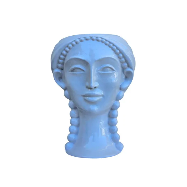 les-ottomans-08-skulptur-vase-aus-keramik-gesicht-wei image 1