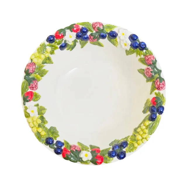 les-ottomans-piatto-piano-berries-essteller-handbemalt-keramik image 1
