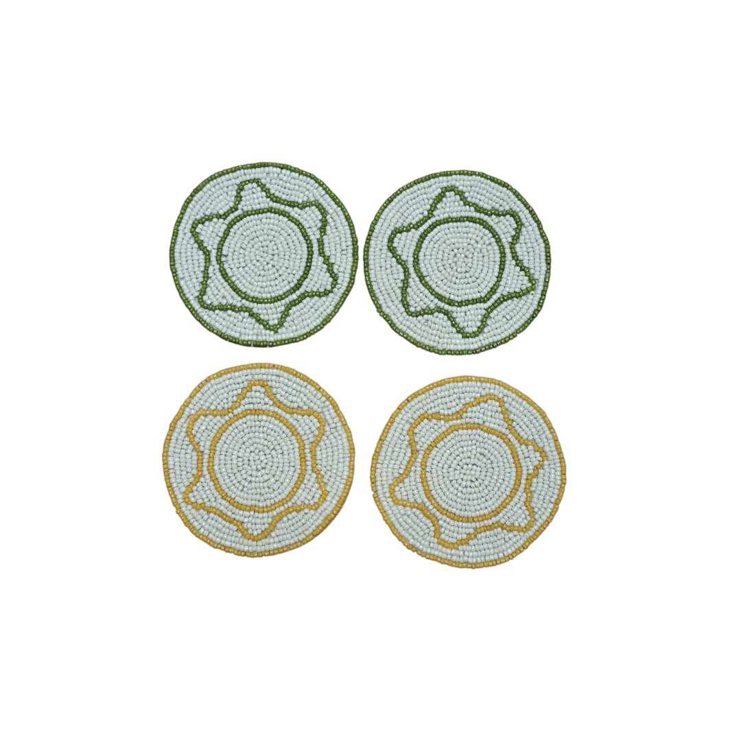 les-ottomans-untersetzer-4er-set-bestickt-mit-perlen image 1