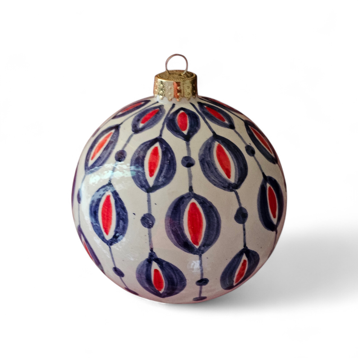 les-ottomans-cb209-christbaumkugel-aus-keramik-handbemalt image 1