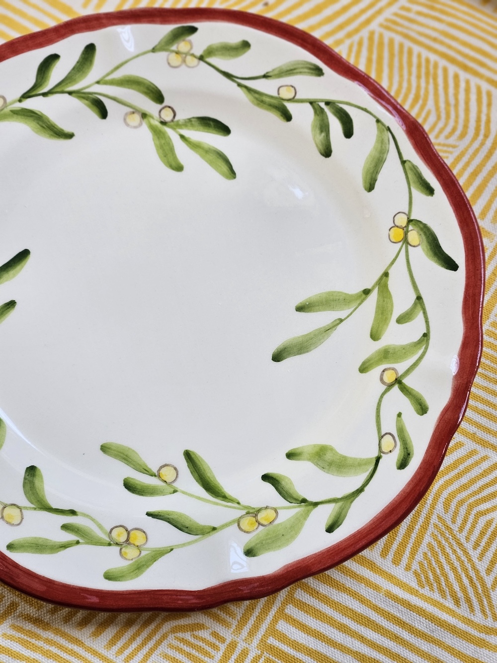 les-ottomans-vischio-teller-set-2tlg-handbemalte-keramik-speise-desserteller image 4