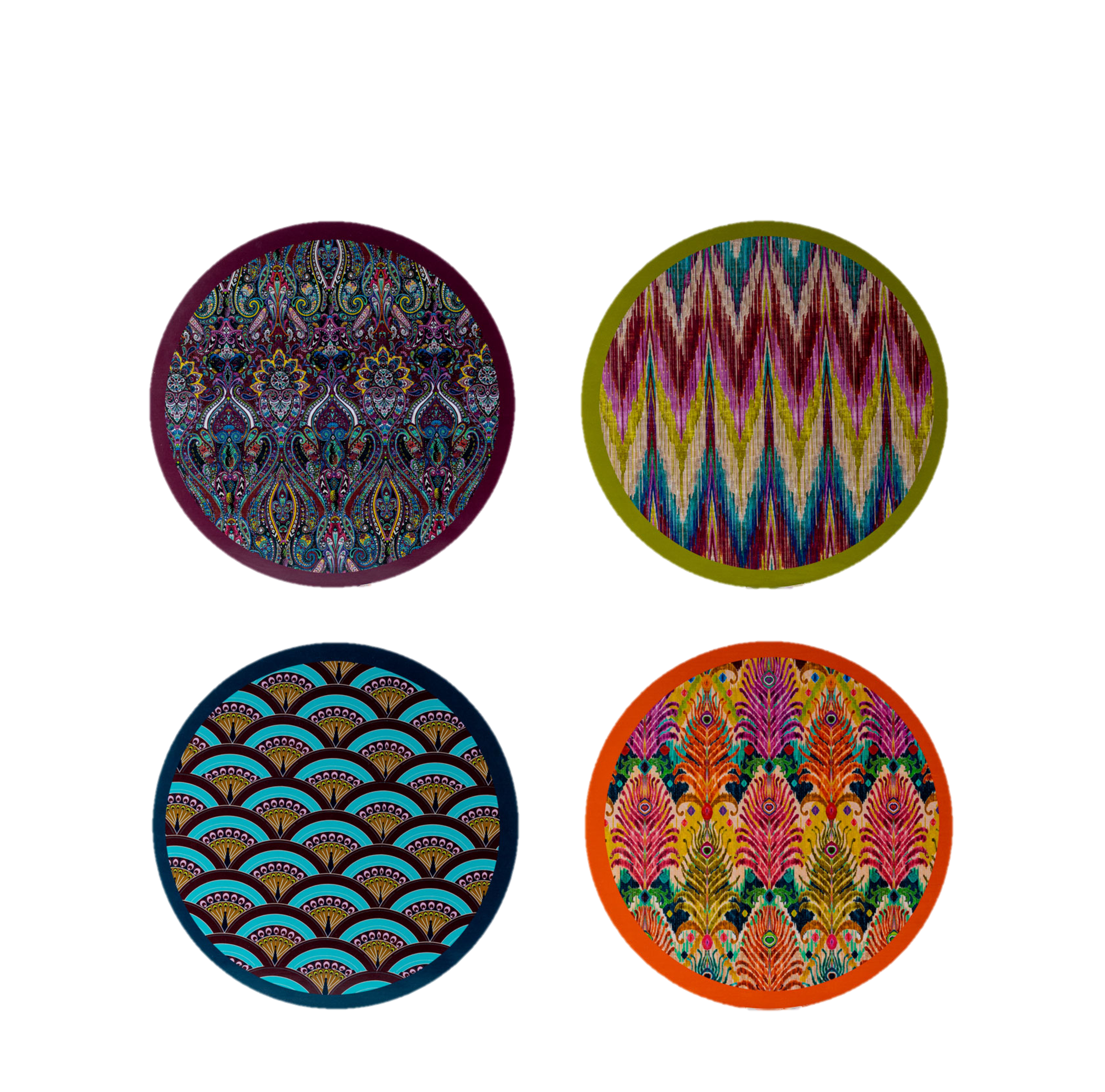 les-ottomans-x-matthew-williamson-holz-platzsets-untersetzer-4er-set image 1