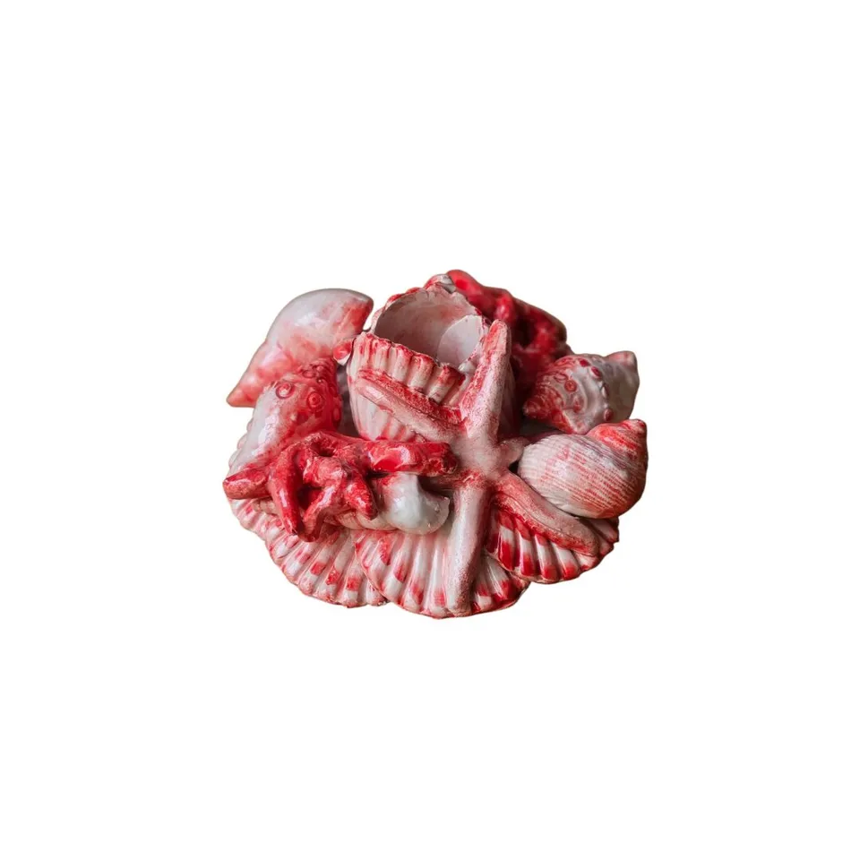 les-ottomans-mch01-kerzenhalter-keramik-menagerie-d-t-handbemalt image 1